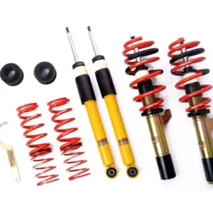 MTS Technik podesivi ovjes za Audi A3 (8V) / Audi A3 Convertible (8V) / Audi A3 Limousine (8V) (1.0 TFSI / 1.2 TFSI / 1.4 TFSI i drugi, prednja osovina do 1081 kg) — spuštanje 35 - 70 mm, torzijska greda, Ovjes stražnje osovine: torzijska greda