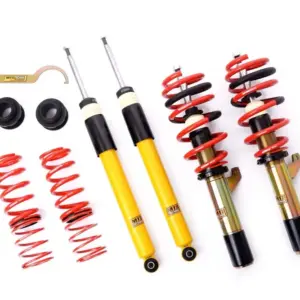 MTS Technik podesivi ovjes za Audi A3 (8V) / Audi A3 Convertible (8V) / Audi A3 Limousine (8V) (prednja osovina do 1081 kg) — spuštanje 10 - 70 mm / 20 - 70 mm, Ovjes stražnje osovine: višesmjerni ovjes (multilink), stražnji višesmjerni ovjes (multilink)